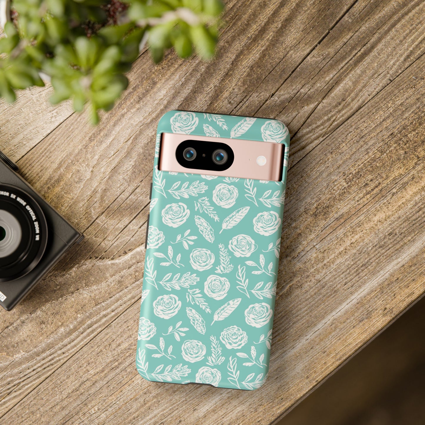 Blue Blossom Elegance Phone Case