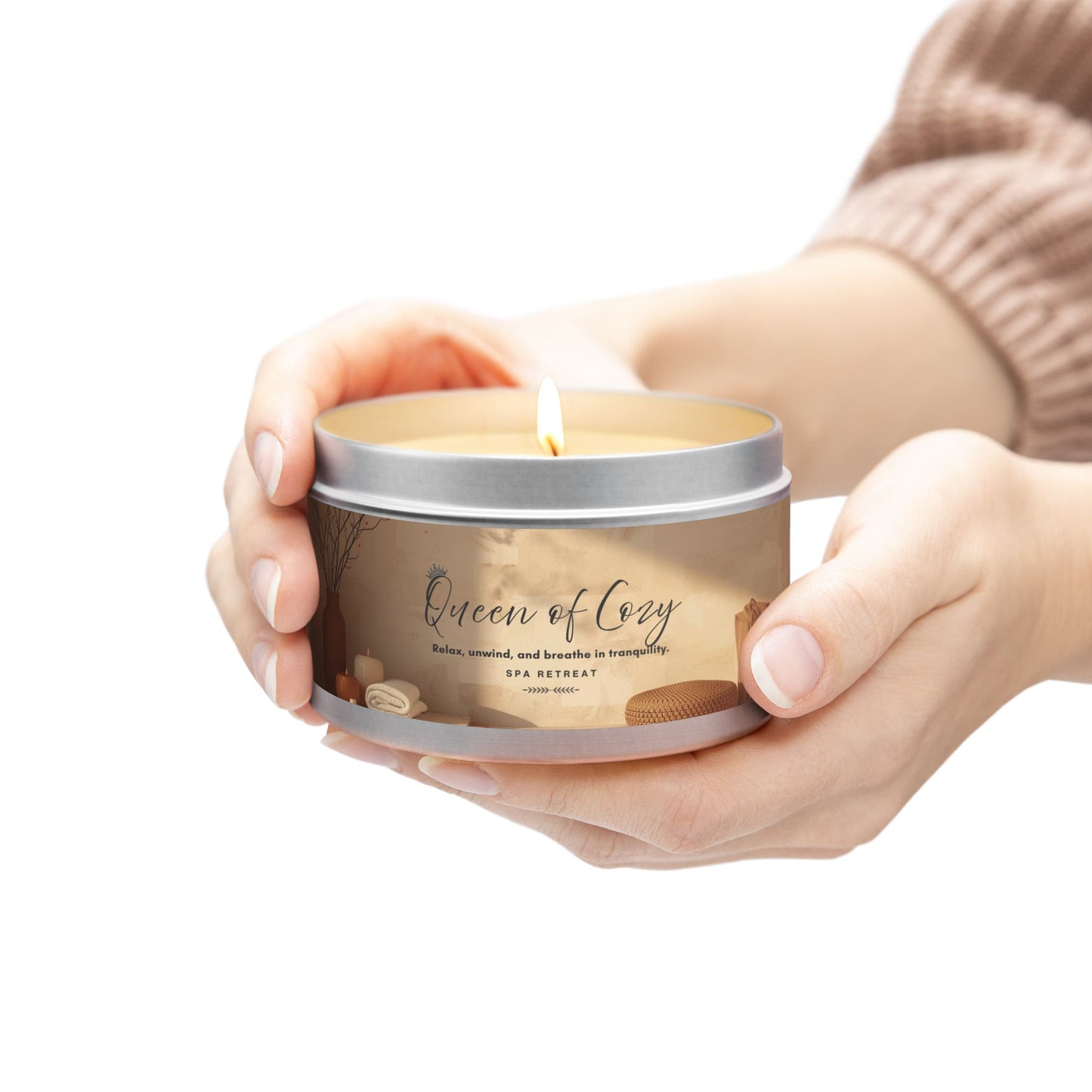 Queen of Cozy Tin Candles | Spa Retreat
