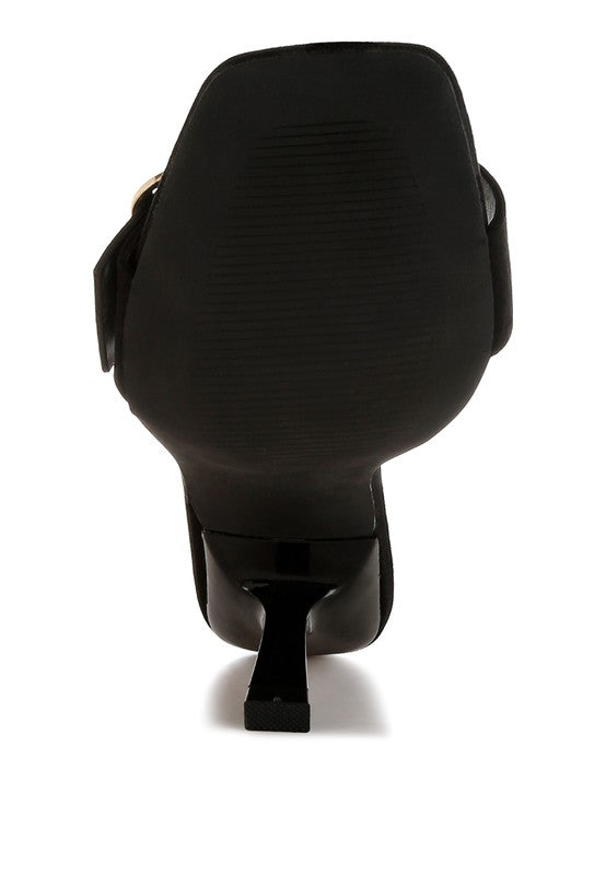 Acacia Buckle Strap Slip On Sandals - - The Queens Hanger Boutique -