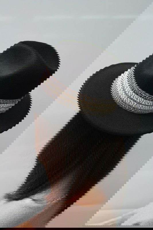 BOHO EMBROIDERED FEDORA HAT - - The Queens Hanger Boutique -