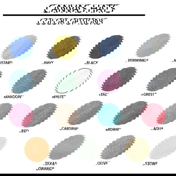 Beach Bum Graphic Canvas Hat - The Queens Hanger Boutique