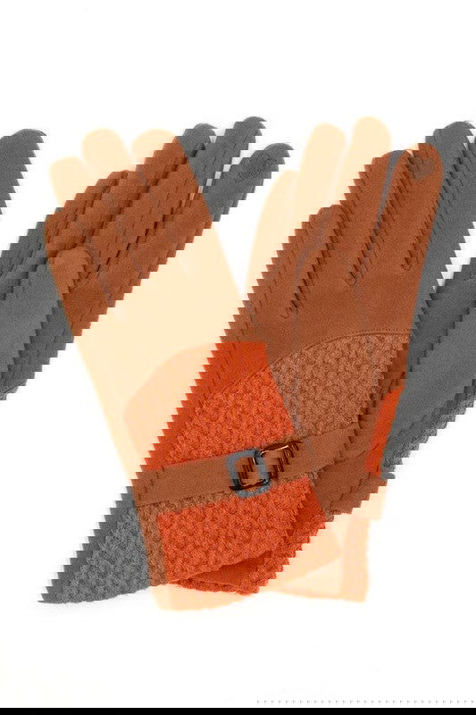 Cable Knit Fashion Winter Gloves - - The Queens Hanger Boutique -