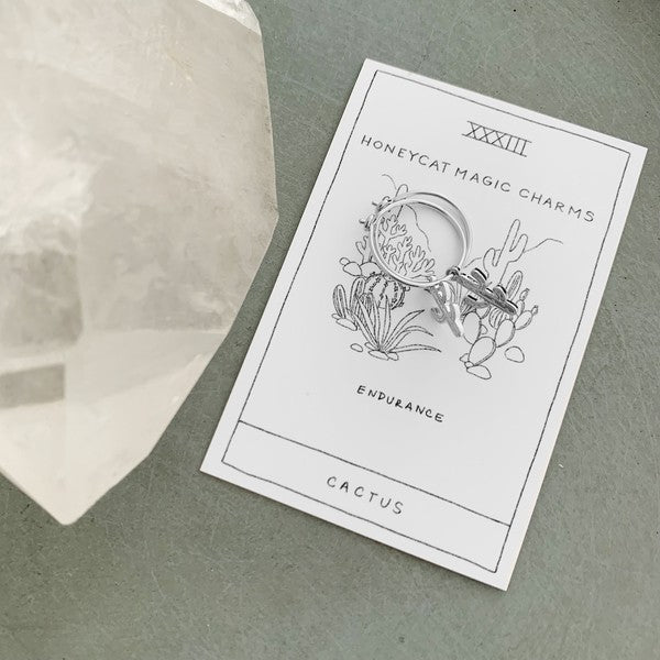 Charm Cactus Hoops - - The Queens Hanger Boutique -