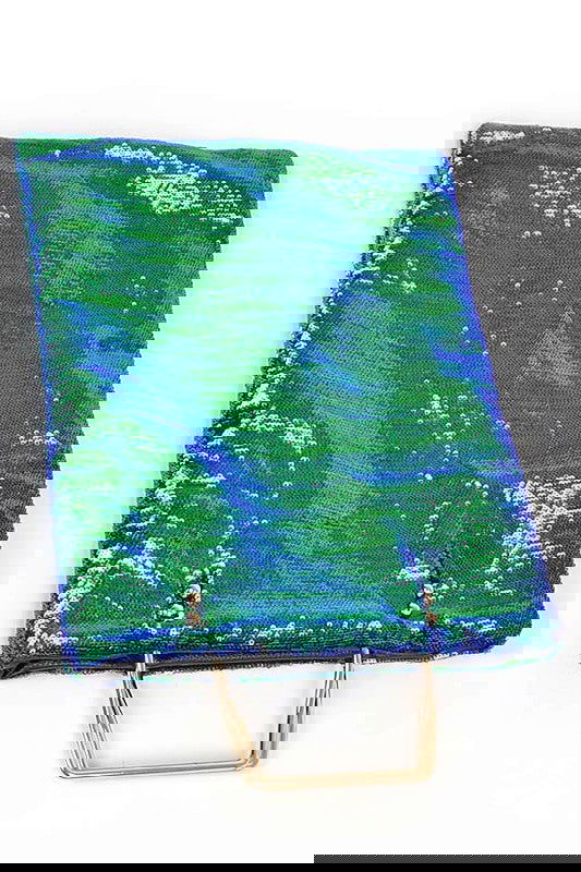 Convertible Sequins Folding Clutch - - The Queens Hanger Boutique -