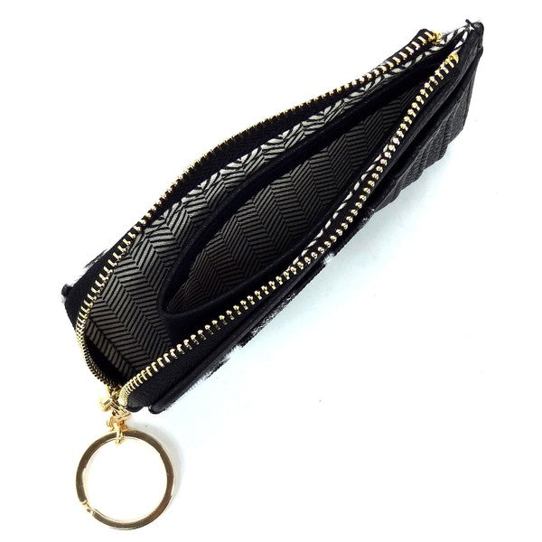 Fashion Card Holder Keychain Wallet - - The Queens Hanger Boutique -