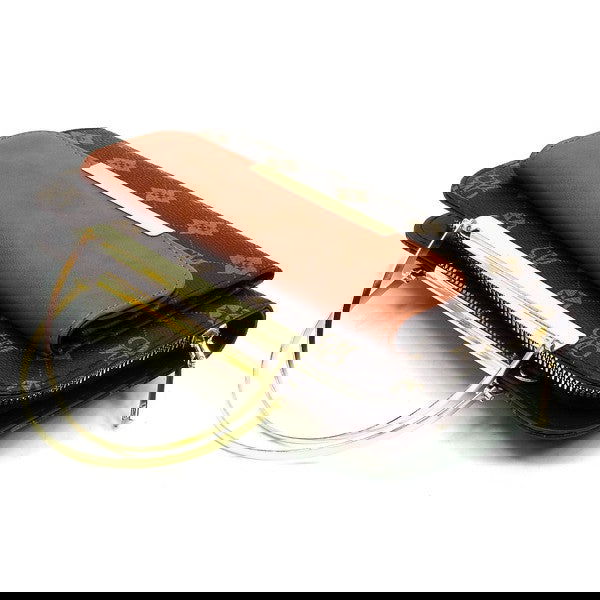 Gold-Tone Crossbody Bag Clutch Wallet - - The Queens Hanger Boutique -