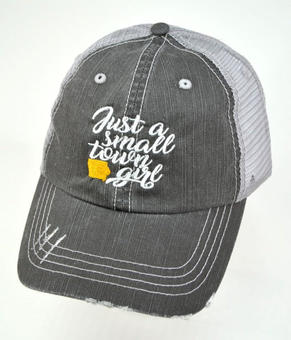 Just A Small Town Girl Iowa Trucker - - The Queens Hanger Boutique -