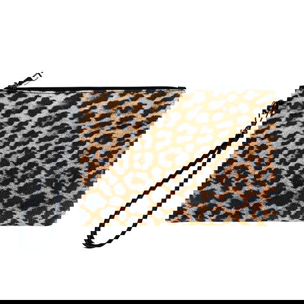 LEOPARD CLUTCH BAG - - The Queens Hanger Boutique -
