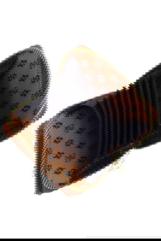 Monogram Accordion Bi-fold Wallet - - The Queens Hanger Boutique -