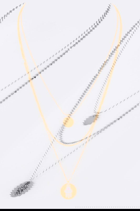 Pendant Layer Necklace - The Queens Hanger Boutique