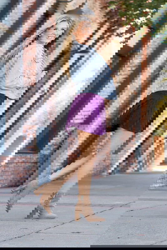 Purple Skort - - The Queens Hanger Boutique -