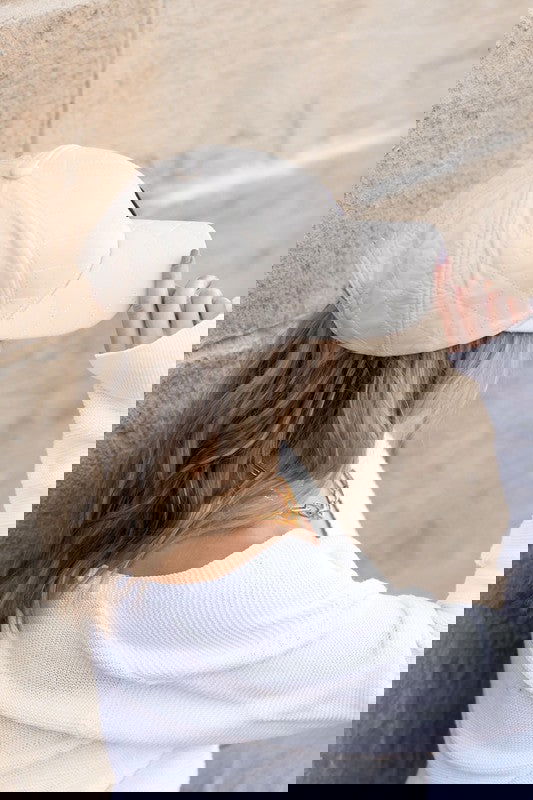 Quilted Puffer Ball Cap - - The Queens Hanger Boutique -