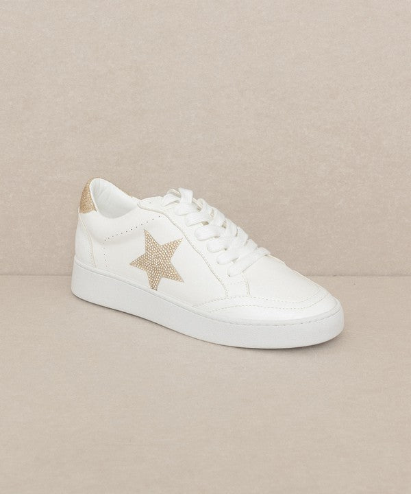 RHINESTONE STAR SNEAKERS - The Queens Hanger Boutique