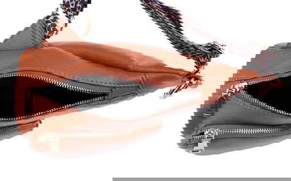 Remy Vegan Leather Sling Handbag Purse Belt Bag - - The Queens Hanger Boutique -