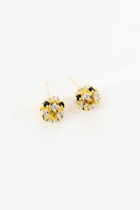 Stone Bunch Stud Earrings - - The Queens Hanger Boutique -