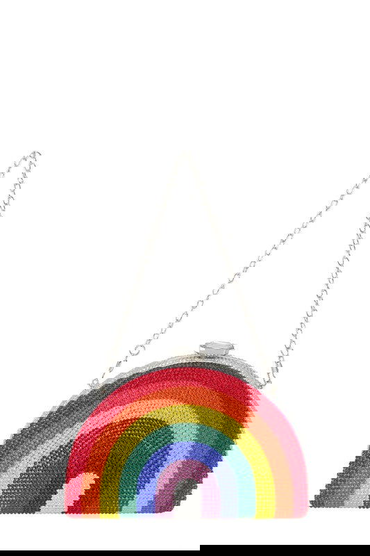 The Arc En Ciel Semicircle Handbag - The Queens Hanger Boutique