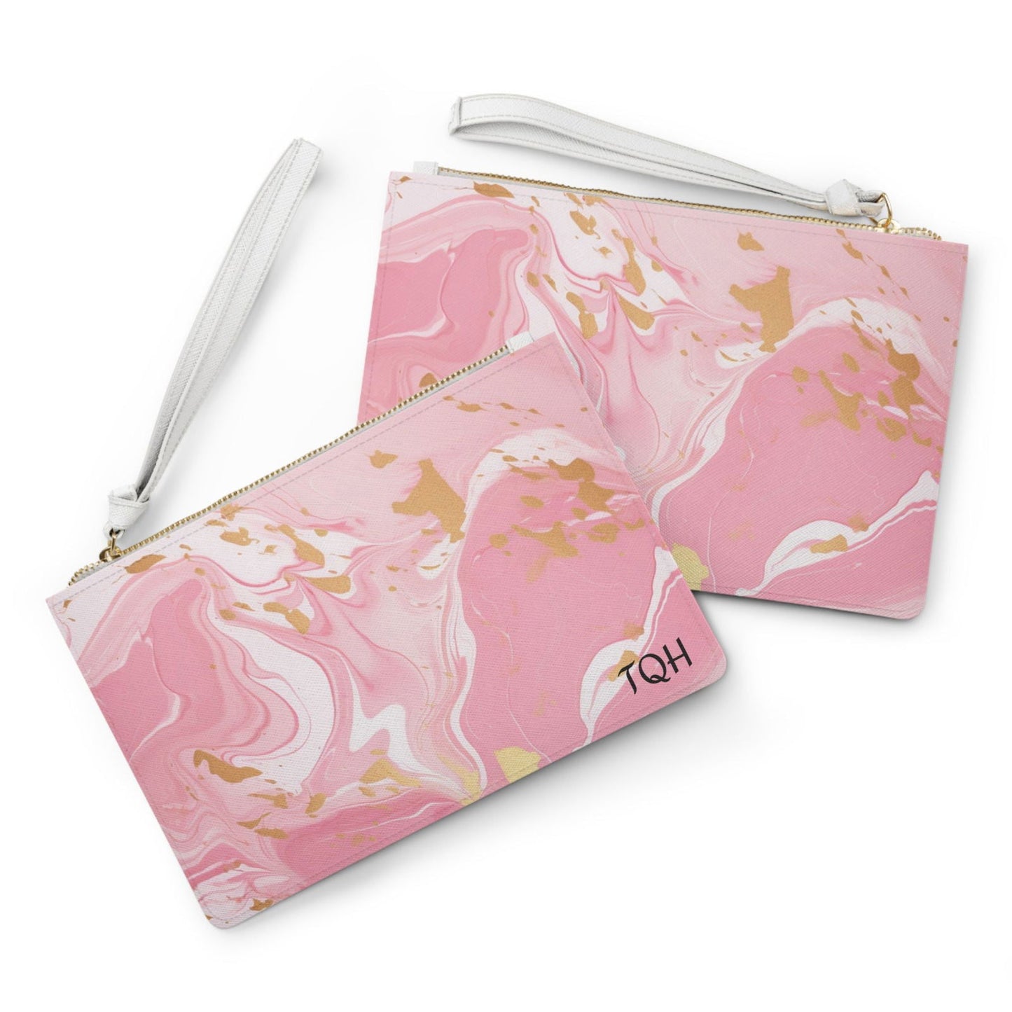 The Pink Marble Chic Clutch - The Queens Hanger Boutique