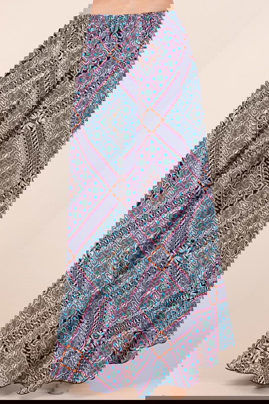 Tribal Print Skirt Set - The Queens Hanger Boutique