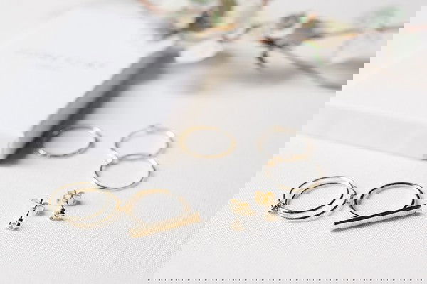 Trinity Crystal Stud Earrings - - The Queens Hanger Boutique -