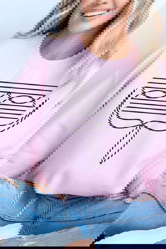 Western Boot Stitch Graphic Fleece Sweatshirts - The Queens Hanger Boutique