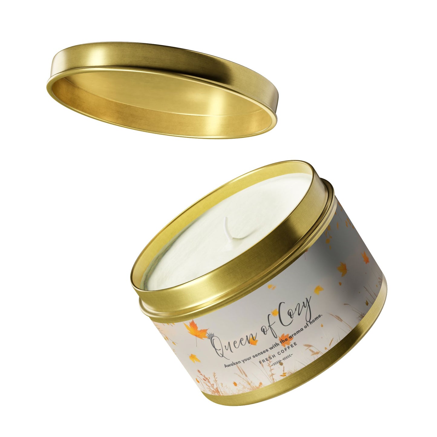 Queen of Cozy Tin Candles | Fresh Coffee