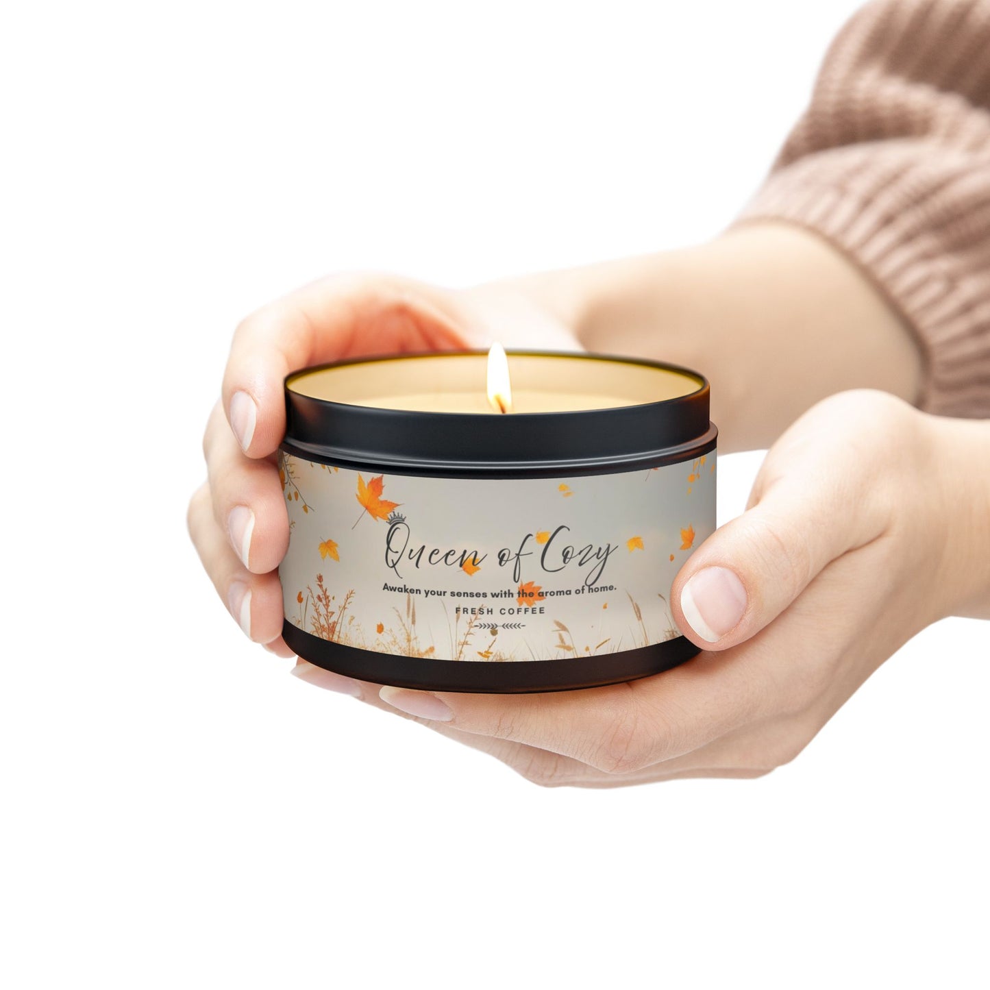 Queen of Cozy Tin Candles | Fresh Coffee