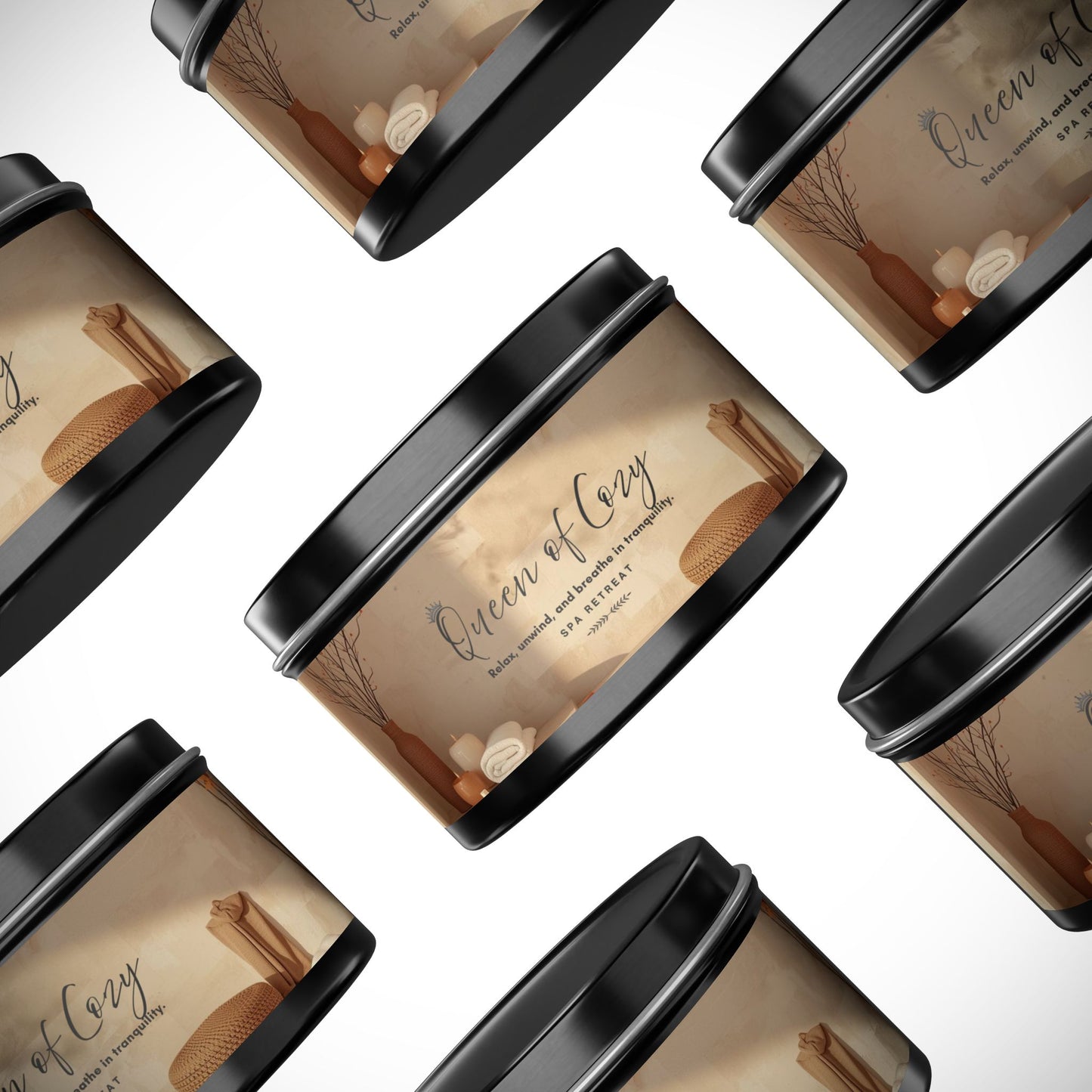 Queen of Cozy Tin Candles | Spa Retreat