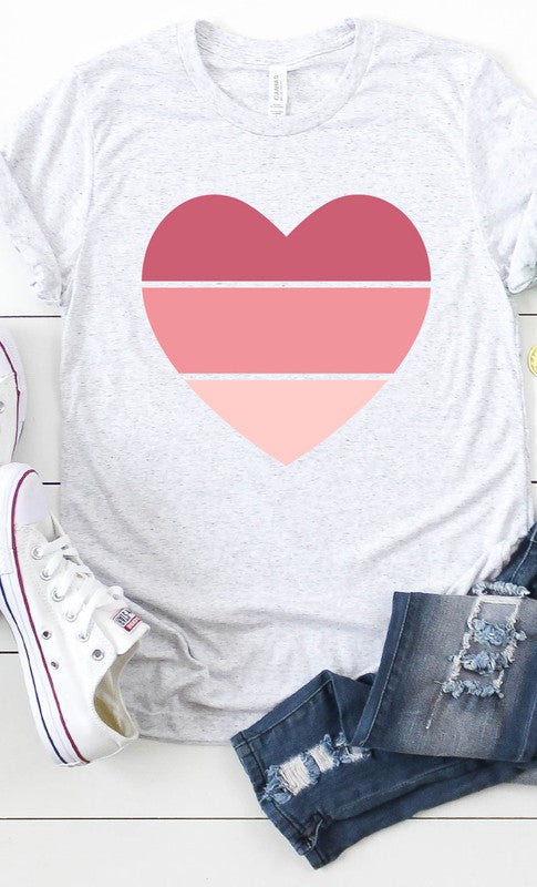 Gradient Heart Graphic Tee