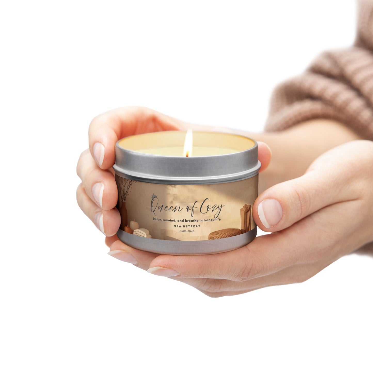 Queen of Cozy Tin Candles | Spa Retreat