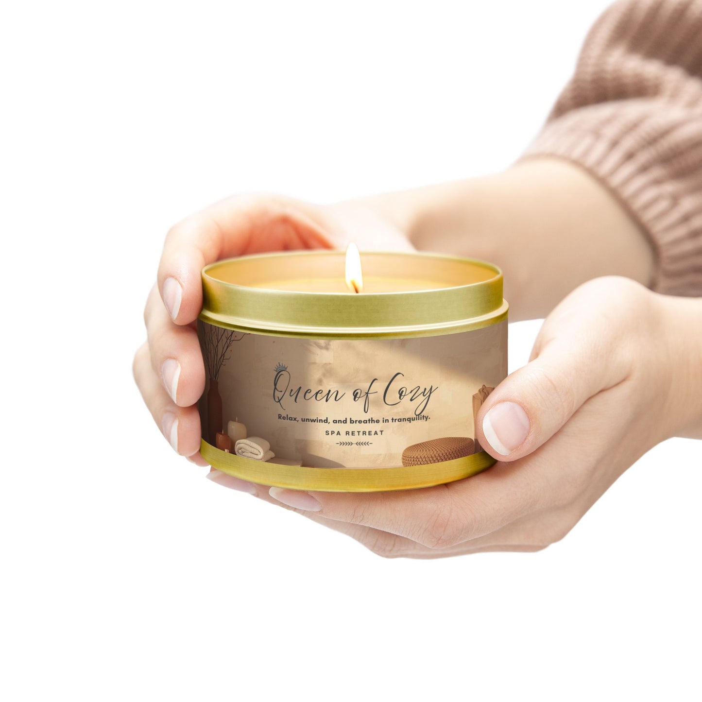 Queen of Cozy Tin Candles | Spa Retreat