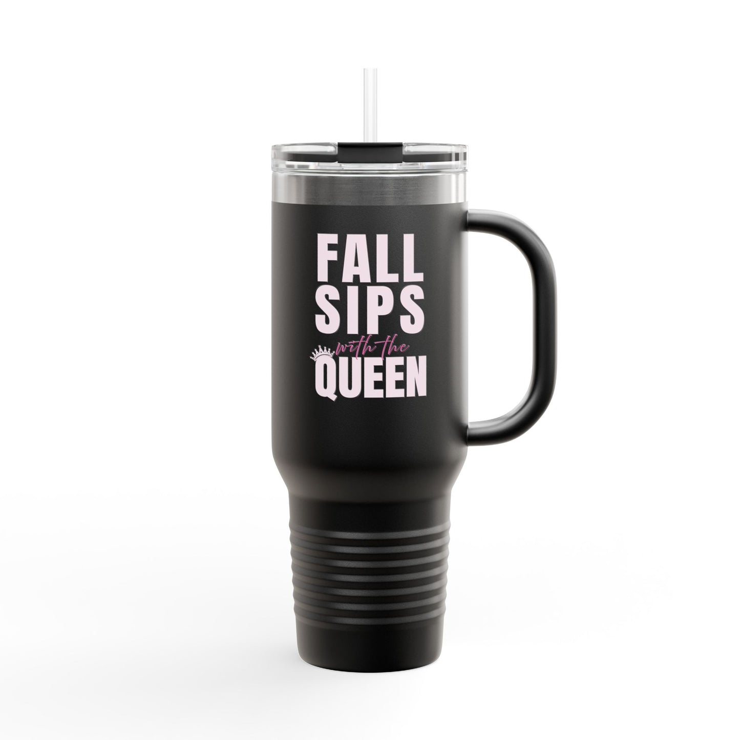 Fall Sips Queen Insulated Travel Mug