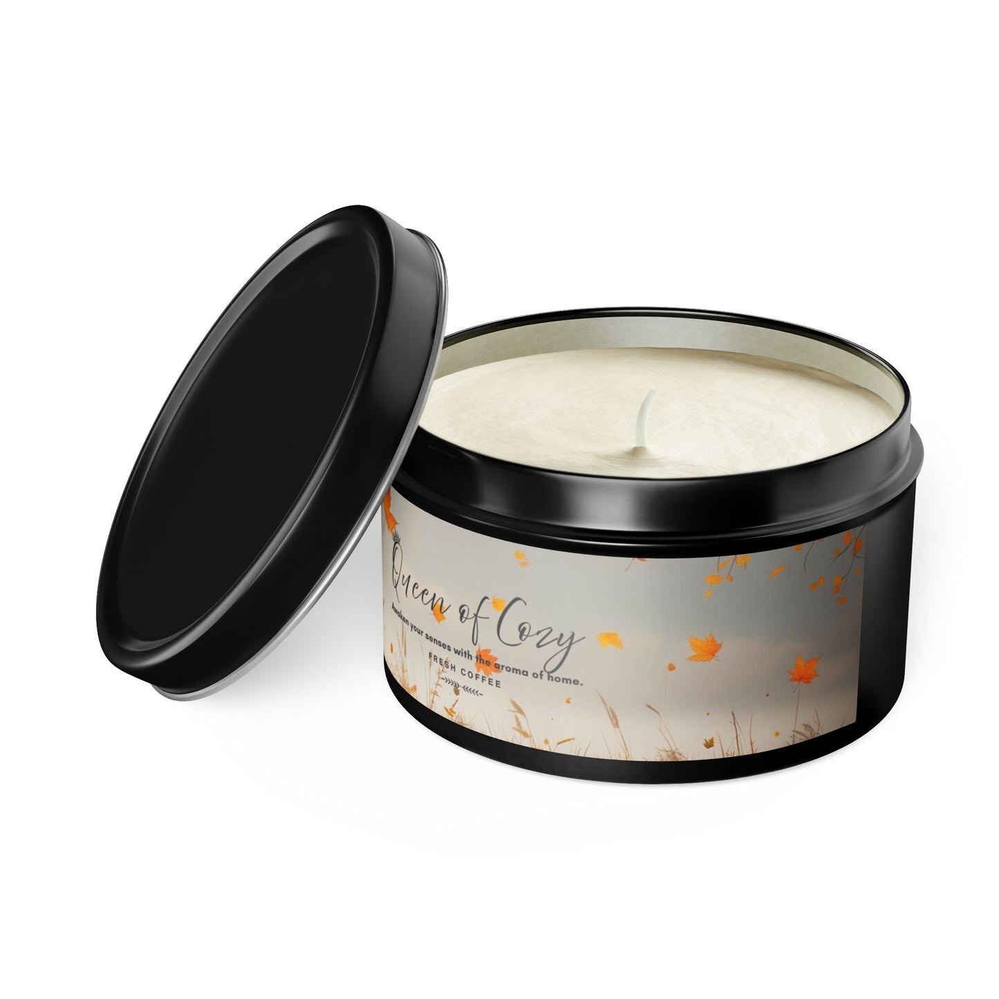 Queen of Cozy Tin Candles | Fresh Coffee