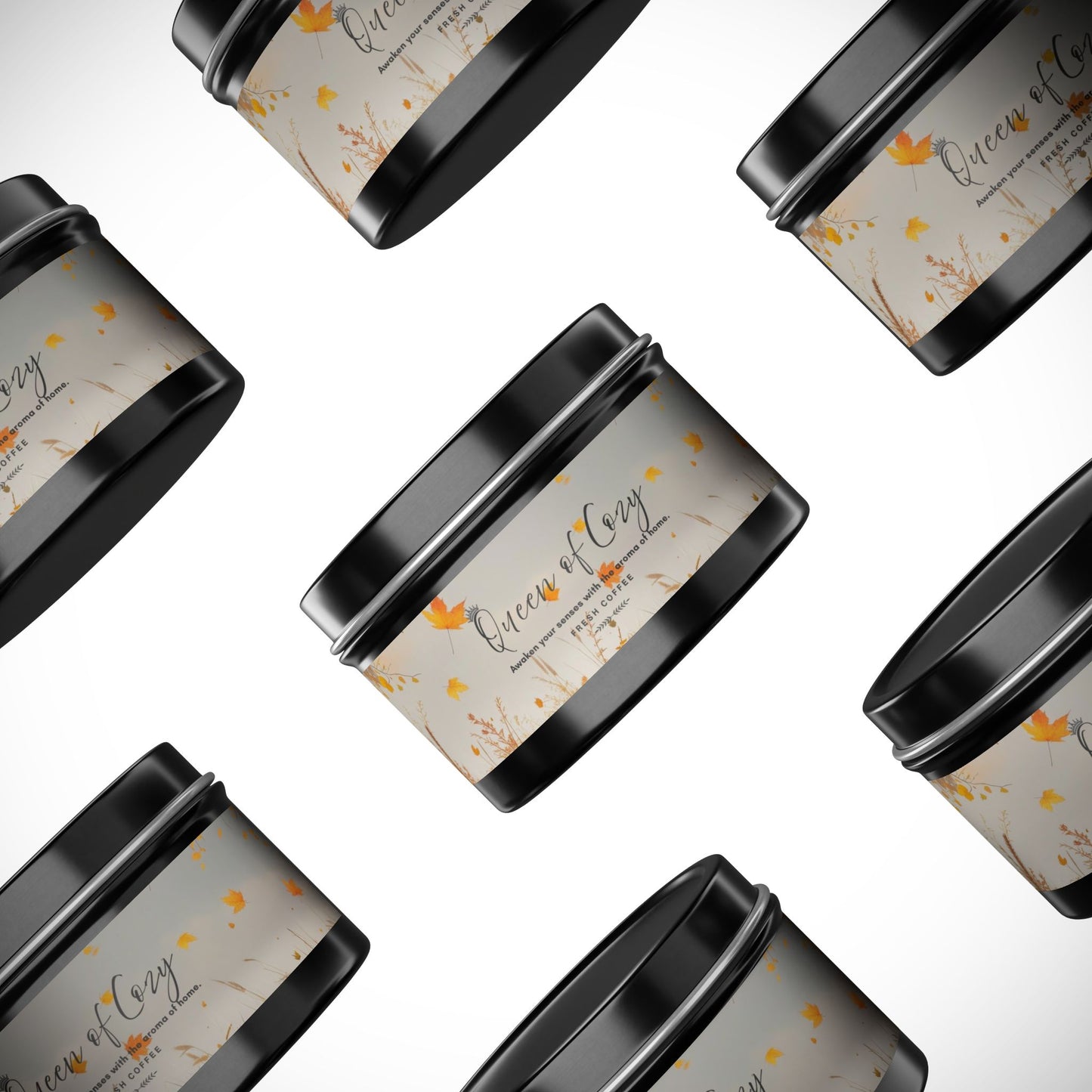 Queen of Cozy Tin Candles | Fresh Coffee