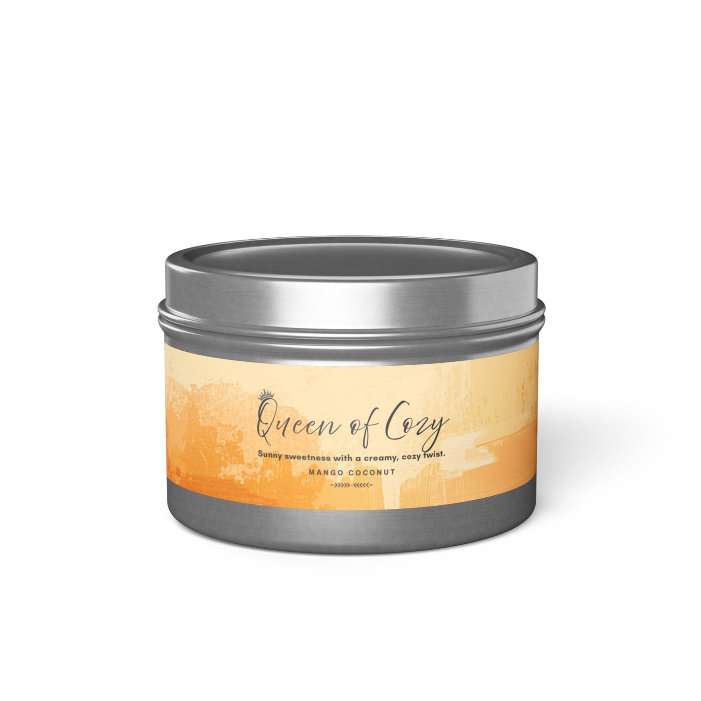 Queen of Cozy Tin Candles | Coconut Mango