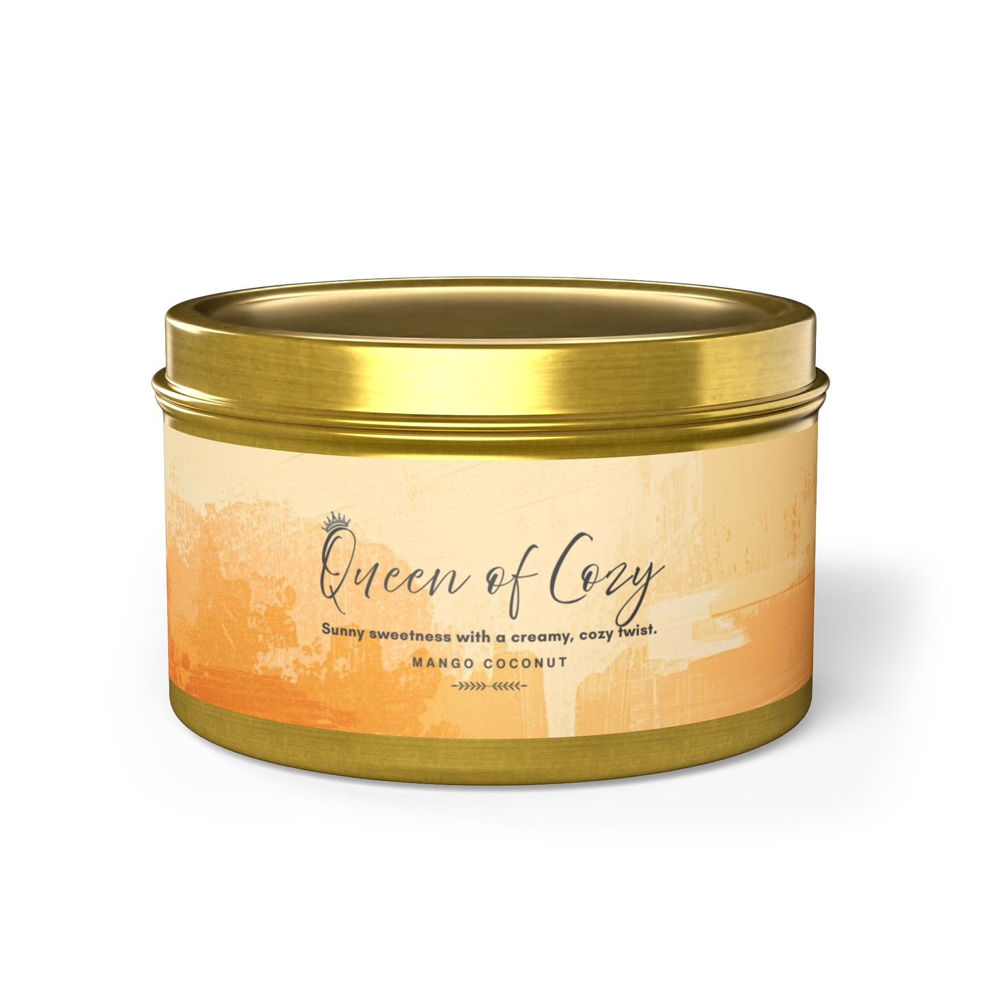 Queen of Cozy Tin Candles | Coconut Mango
