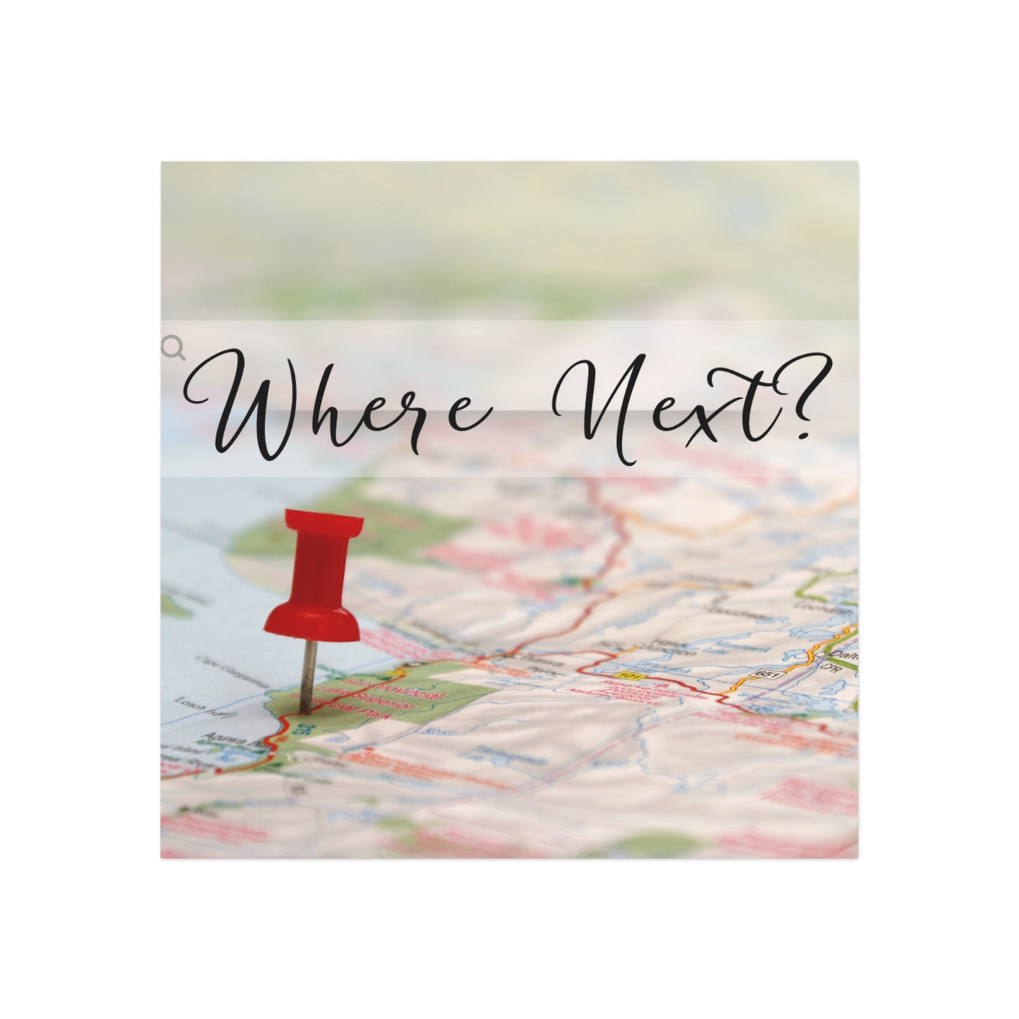 Where Next? Magnet — Travel-Inspired Home Decor