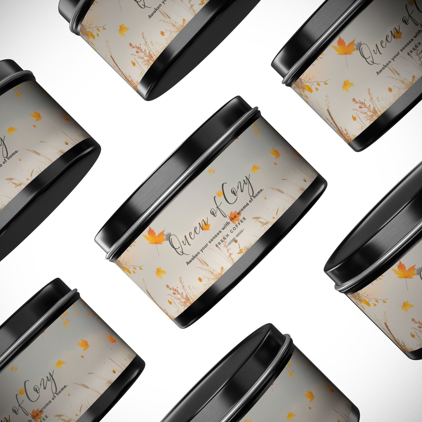 Queen of Cozy Tin Candles | Fresh Coffee