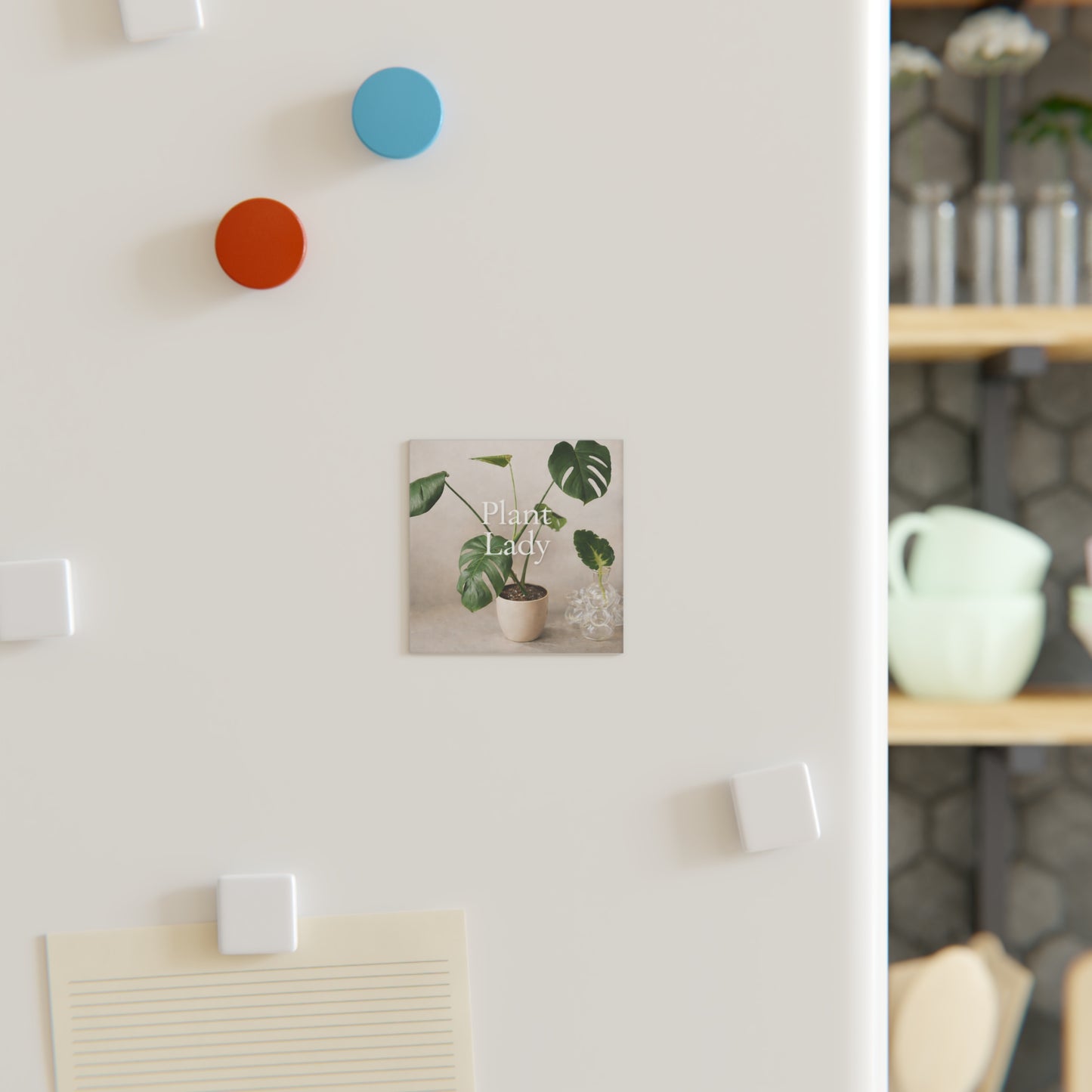Plant Lady – Boho Botanical Monstera & Vases Magnet