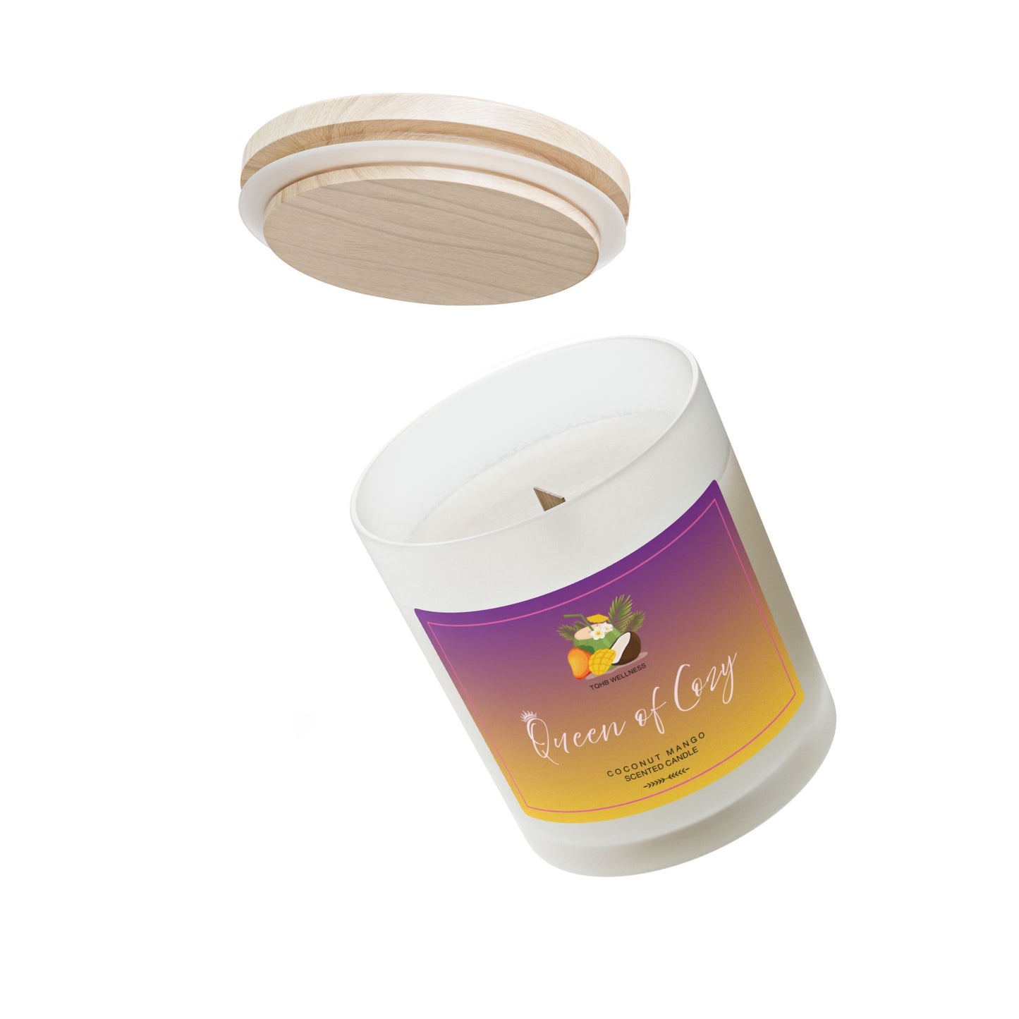Cozy Coconut Mango Candle - Queen of Cozy