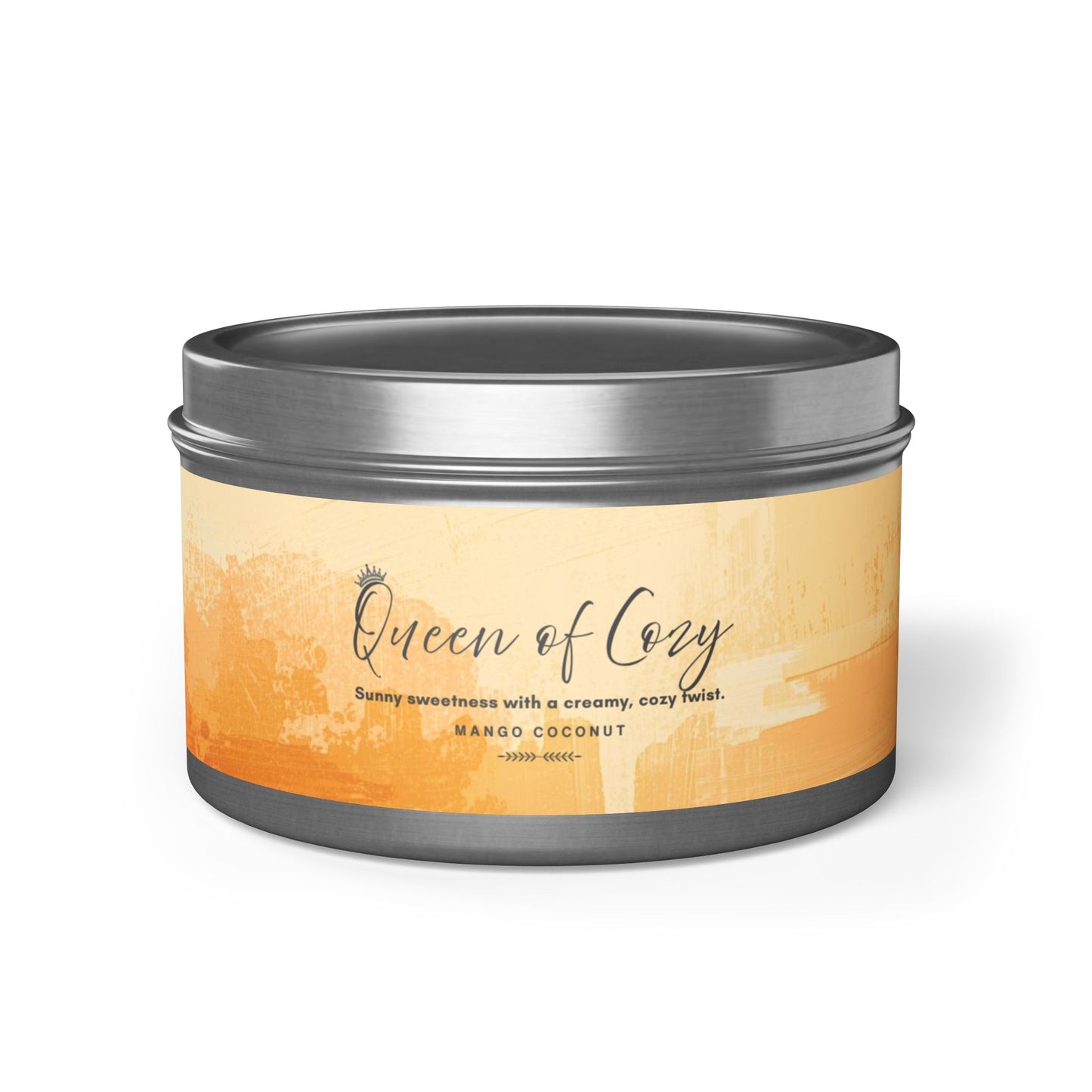 Queen of Cozy Tin Candles | Coconut Mango