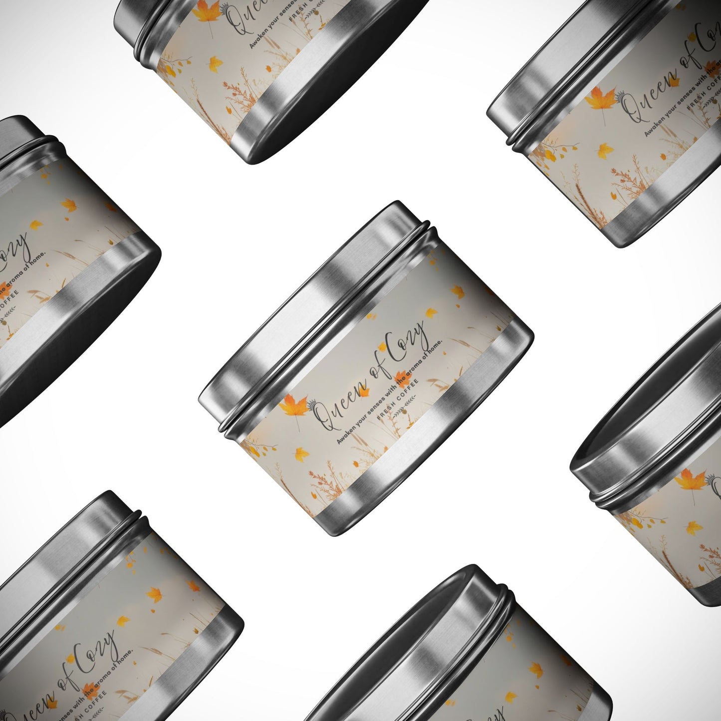 Queen of Cozy Tin Candles | Fresh Coffee