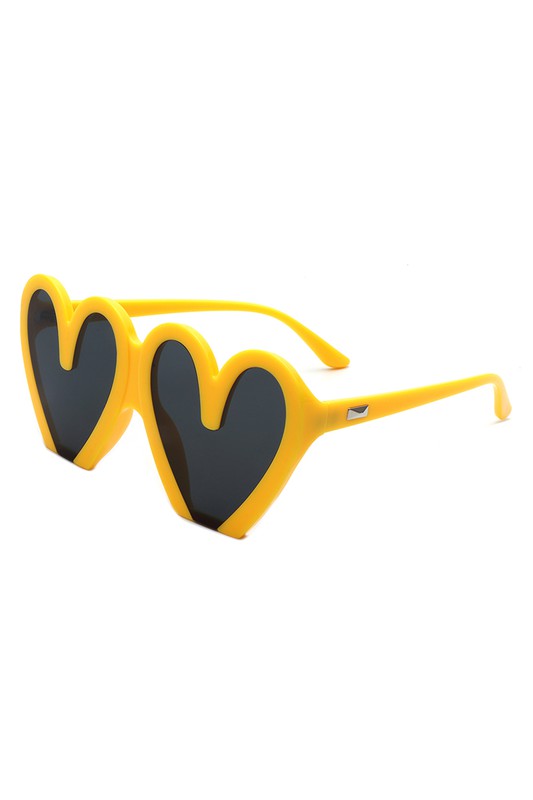 Heart Shaped Oversized Party Fashion Sunglasses