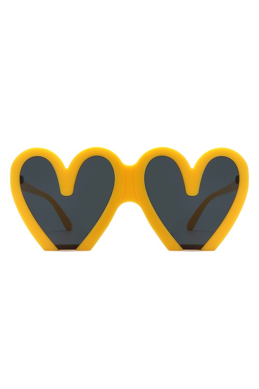 Heart Shaped Oversized Party Fashion Sunglasses