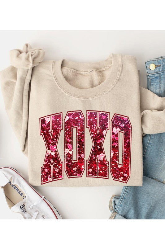 XOXO  FLEECE SWEATSHIRT