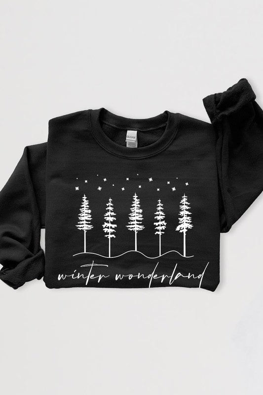 Winter Wonderland Graphic Fleece Sweatshirts