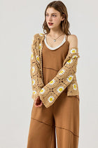 Plus Keyhole back Wide Leg Raw Edge Jumpsuit