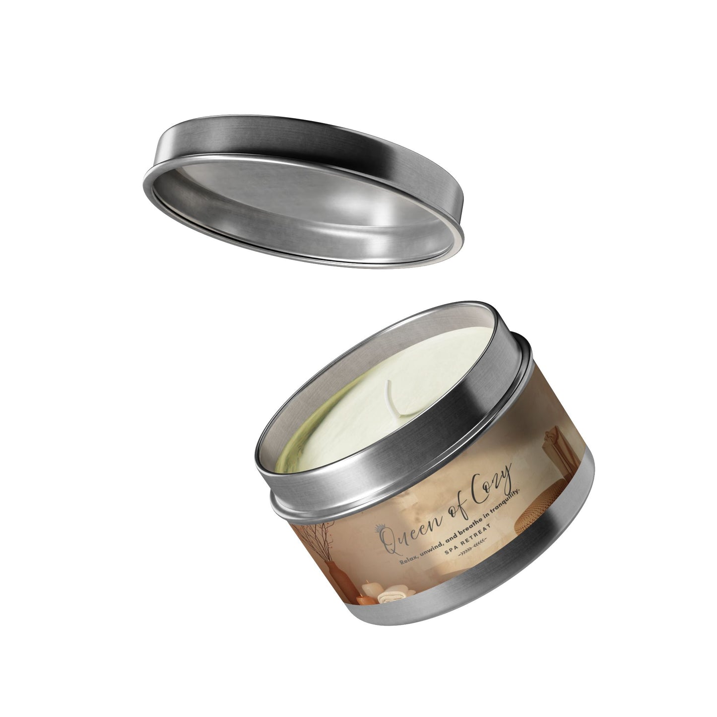 Queen of Cozy Tin Candles | Spa Retreat