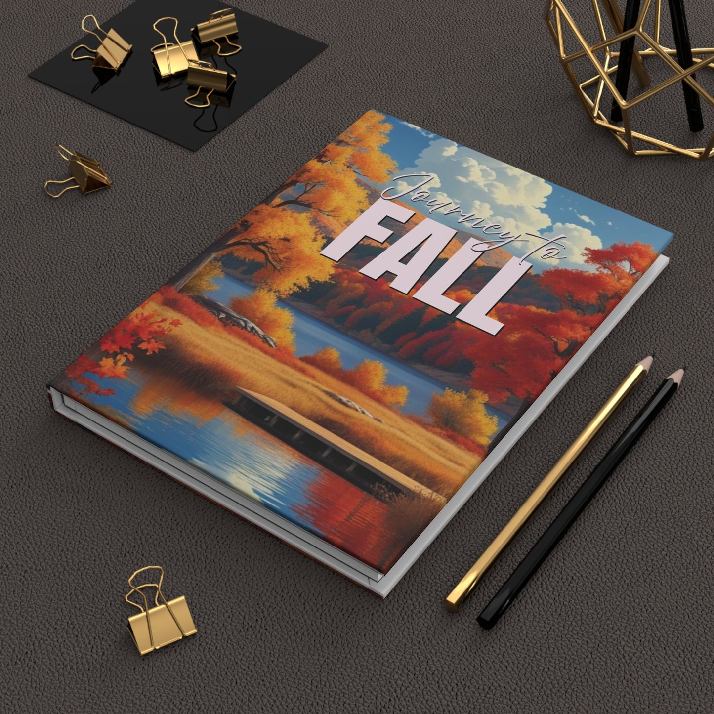 Journey to Fall Hardcover Journal