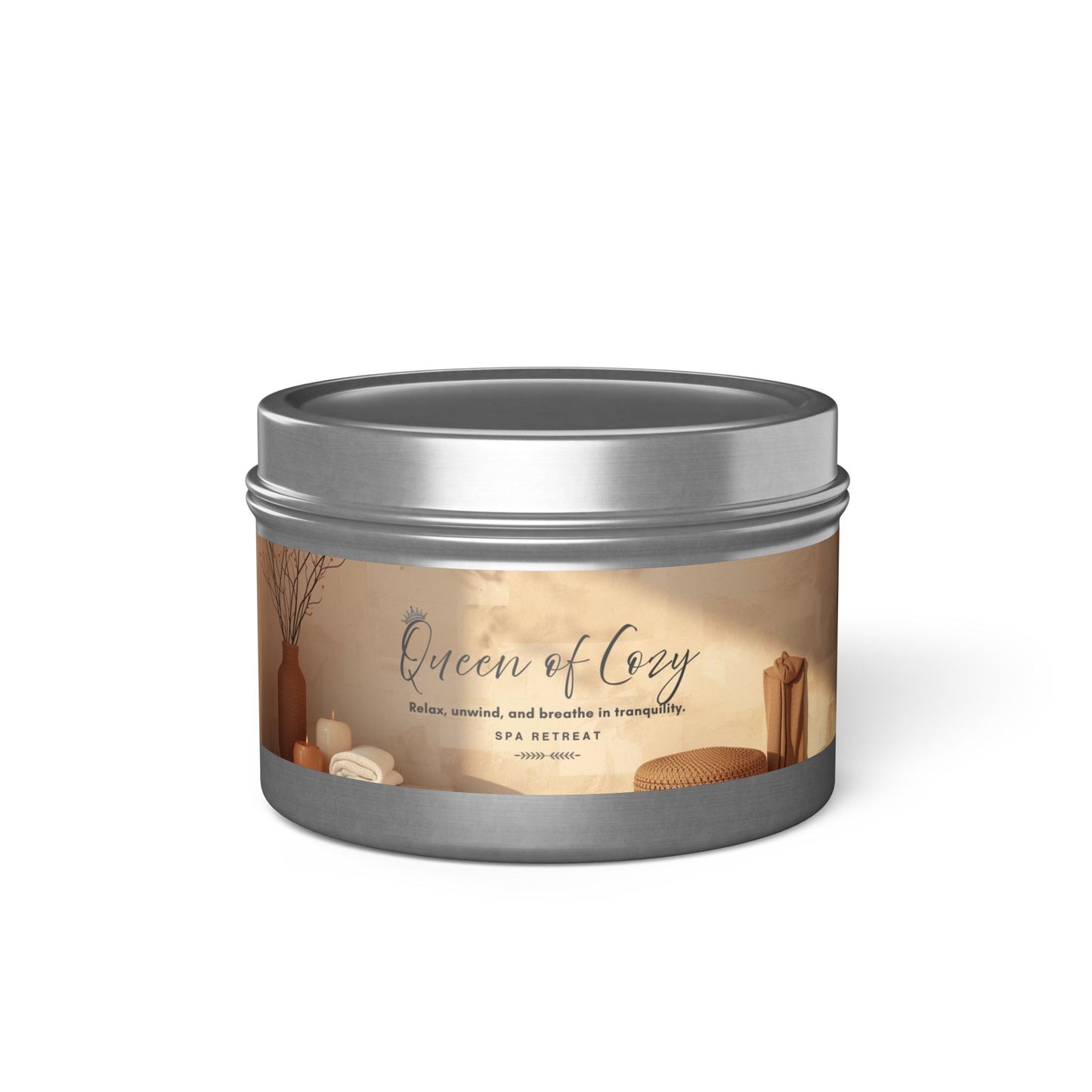 Queen of Cozy Tin Candles | Spa Retreat