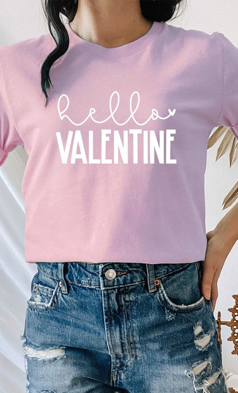 Hello Valentine Graphic Tee